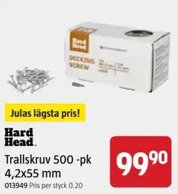 Jula Trallskruv 500 -pk erbjuda