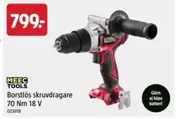 Jula Borstlös skruvdragare 70 Nm 18 V erbjuda