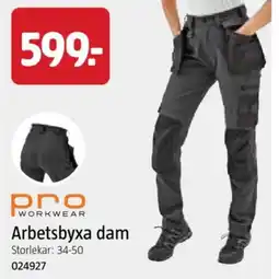 Jula Arbetsbyxa dam erbjuda