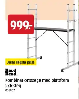 Jula Kombinationsstege med plattform 2x6 steg erbjuda