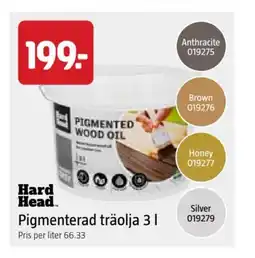 Jula Pigmenterad träolja 3 l erbjuda