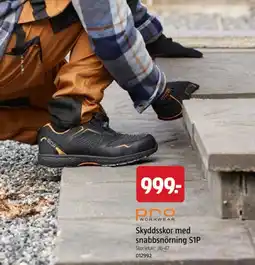 Jula Skyddsskor med snabbsnörning S1P erbjuda