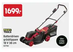 Jula Batteridriven gräsklippare 18 V erbjuda