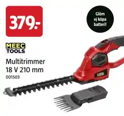 Jula Multitrimmer 18 V erbjuda