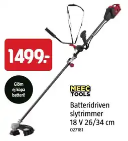 Jula Batteridriven slytrimmer 18 V erbjuda