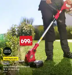 Jula Batteridriven grästrimmer kit 18 V erbjuda