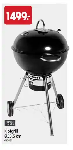 Jula Klotgrill 53,5 cm erbjuda