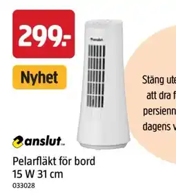 Jula Pelarfläkt för bord 15 W erbjuda