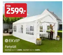 Jula Partytält erbjuda