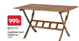 Jula Hopfällbart bord 130x80 cm erbjuda