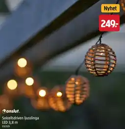 Jula Solcellsdriven ljusslinga LED erbjuda