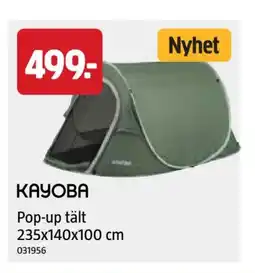 Jula Kayoba pop-up tält erbjuda