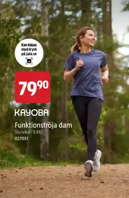 Jula KAYOBA Funktionströja dam erbjuda
