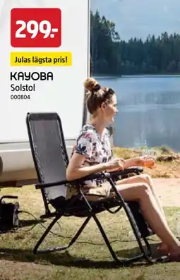 Jula KAYOBA Solstol erbjuda