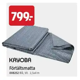 Jula KAYOBA Förtältsmatta erbjuda