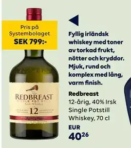 Border Shop Redbreast, EUR 40.26 erbjuda