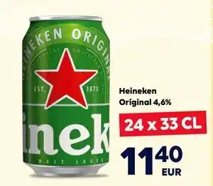Heineken Original 4,6%, EUR 11.4