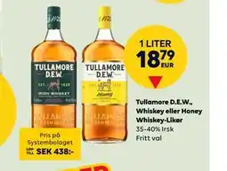 Border Shop Tullamore D.E.W., Whiskey eller Honey Whiskey-Likør, EUR 18.79 erbjuda