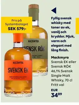 Border Shop Mackmyra, EUR 34.89 erbjuda