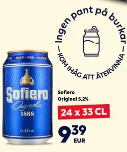 Border Shop Sofiero Original 5,2%, EUR 9.39 erbjuda