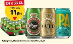 Border Shop Tuborg Guld, Classic eller Brewmasters IPA 4,6-5,6%, EUR 11 erbjuda