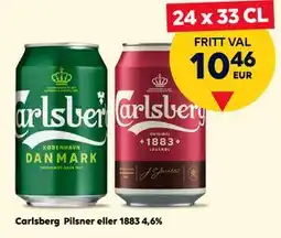 Border Shop Carlsberg Pilsner eller 1883 4,6%, EUR 10.46 erbjuda