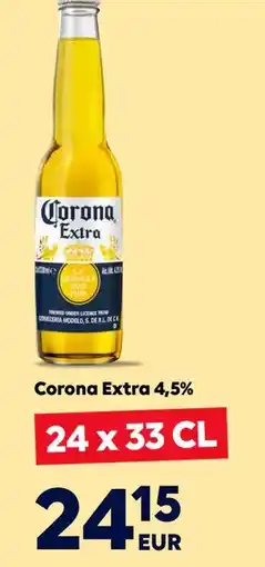 Border Shop Corona Extra 4,5%, EUR 24.15 erbjuda