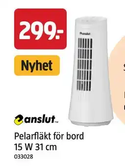 Jula Pelarfläkt för bord 15 W 31 cm erbjuda