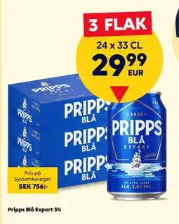 Border Shop Pripps Blå Export 5%, EUR 29.99 erbjuda