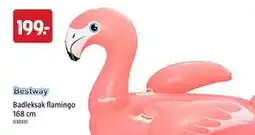 Jula Badleksak flamingo 168 cm erbjuda
