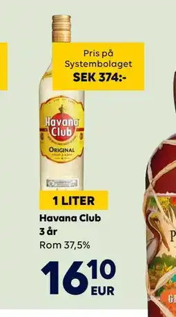 Border Shop Havana Club 3 år, EUR 16.1 erbjuda