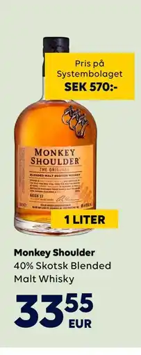 Border Shop Monkey Shoulder, EUR 33.55 erbjuda
