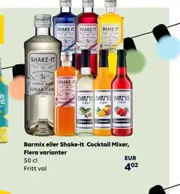 Border Shop Barmix eller Shake-It Cocktail Mixer, Flera varianter, EUR 4.02 erbjuda