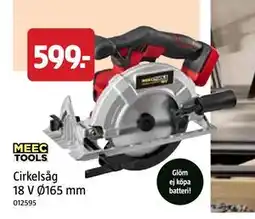 Jula Cirkelsåg 18 V Ø165 mm erbjuda
