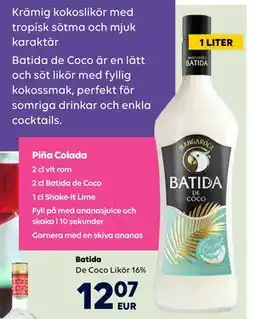 Border Shop Batida, EUR 12.07 erbjuda