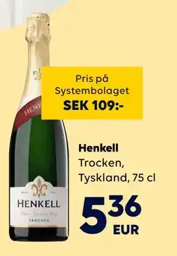 Border Shop Henkell, EUR 5.36 erbjuda