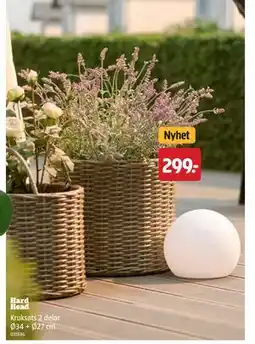Jula Kruksats 2 delar Ø34 + Ø27 cm erbjuda