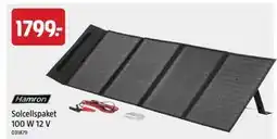 Jula Solcellspaket 100 W 12 V erbjuda