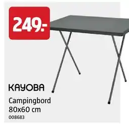 Jula Campingbord 80x60 cm erbjuda