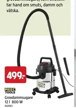 Jula Grovdammsugare 12 l 800 W erbjuda