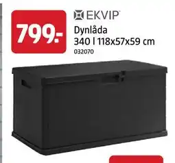 Jula Dynlåda 340 l 118x57x59 cm erbjuda