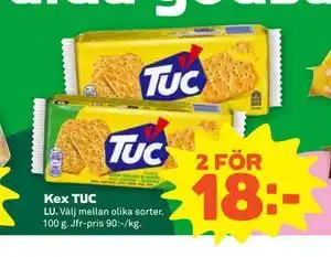 Stora Coop Kex TUC erbjuda