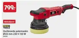 Jula Oscillerande polermaskin Ø125 mm 230 V 720 W erbjuda