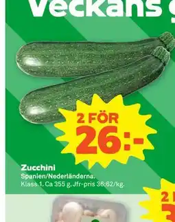 Stora Coop Zucchini erbjuda