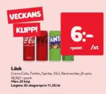 Hemköp Läsk erbjuda