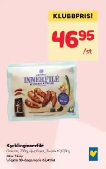 Hemköp Kycklinginnerfilé erbjuda
