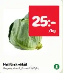 Hemköp Hel färsk vitkål erbjuda
