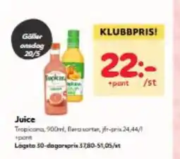 Hemköp Juice erbjuda
