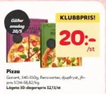 Hemköp Pizza erbjuda