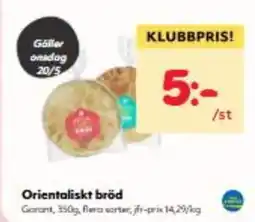 Hemköp Orientaliskt bröd erbjuda